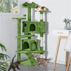 Yaheetech 54.5-in Cat Scratching Tree Dark Gray