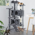Yaheetech 54.5-in Cat Scratching Tree Dark Gray