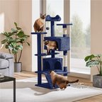 Yaheetech 54.5-in Cat Scratching Tree Dark Gray